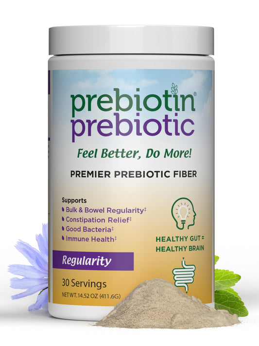 Prebiotin Prebiotic Regularity - 14.52 oz - 30 Servings - Supports Digestive Health & Bowel Regularity - Balances Gut Microbiome, Boosts Your Own Probiotics & Promotes Soft Stool