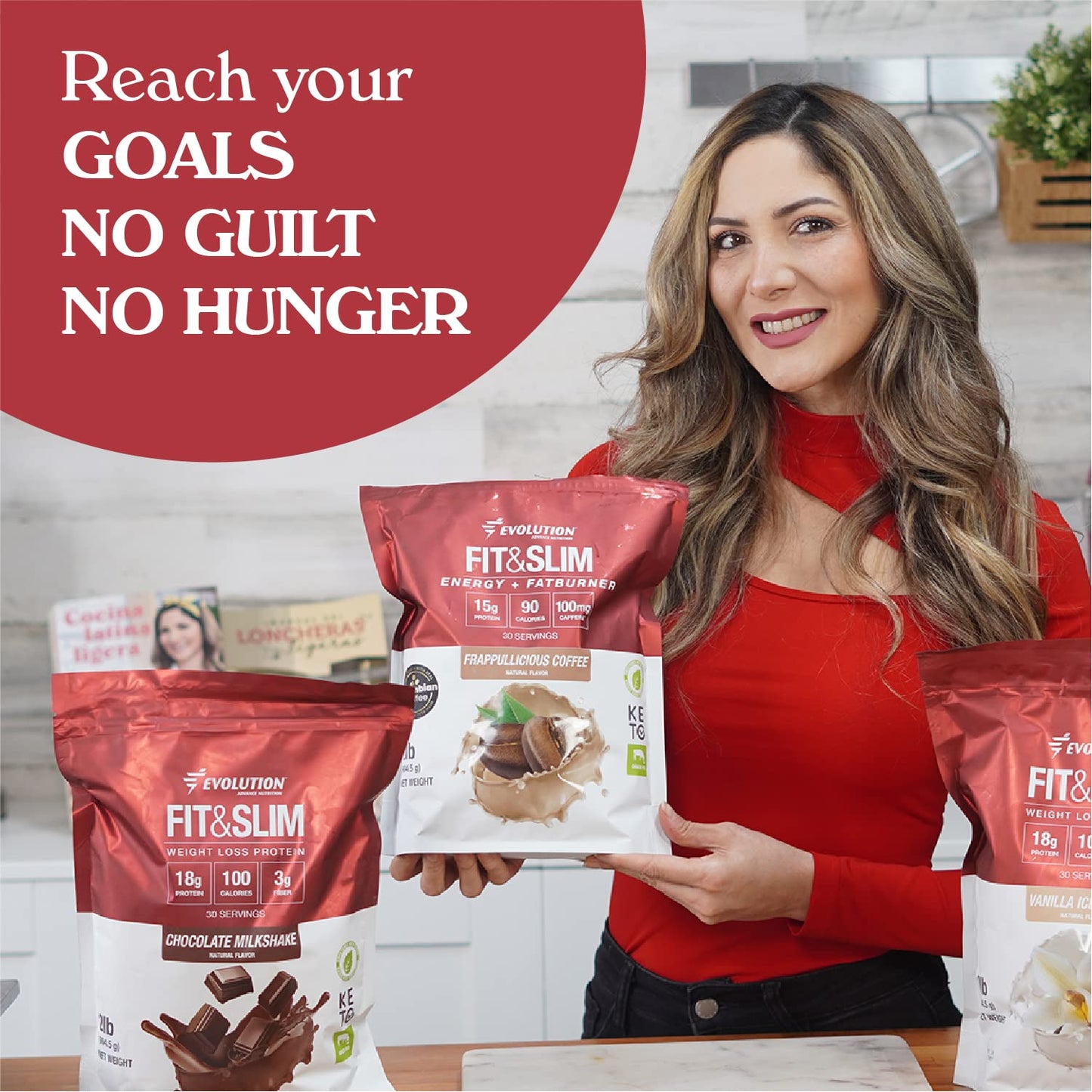 Evolution Advance Nutrition Fit & Slim Blend - Grass-Fed Whey Protein Powder for Easy Digestion, Keto-Approved, Non-GMO, Stevia Sweetened, Natural Flavor - 2 Pounds (Frappullicious Coffee)