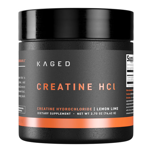 Kaged Creatine HCl Powder, Lemon Lime, Muscle Building and Recovery Supplement, Patented Formula, Highly Soluble Powder, 75 Servings