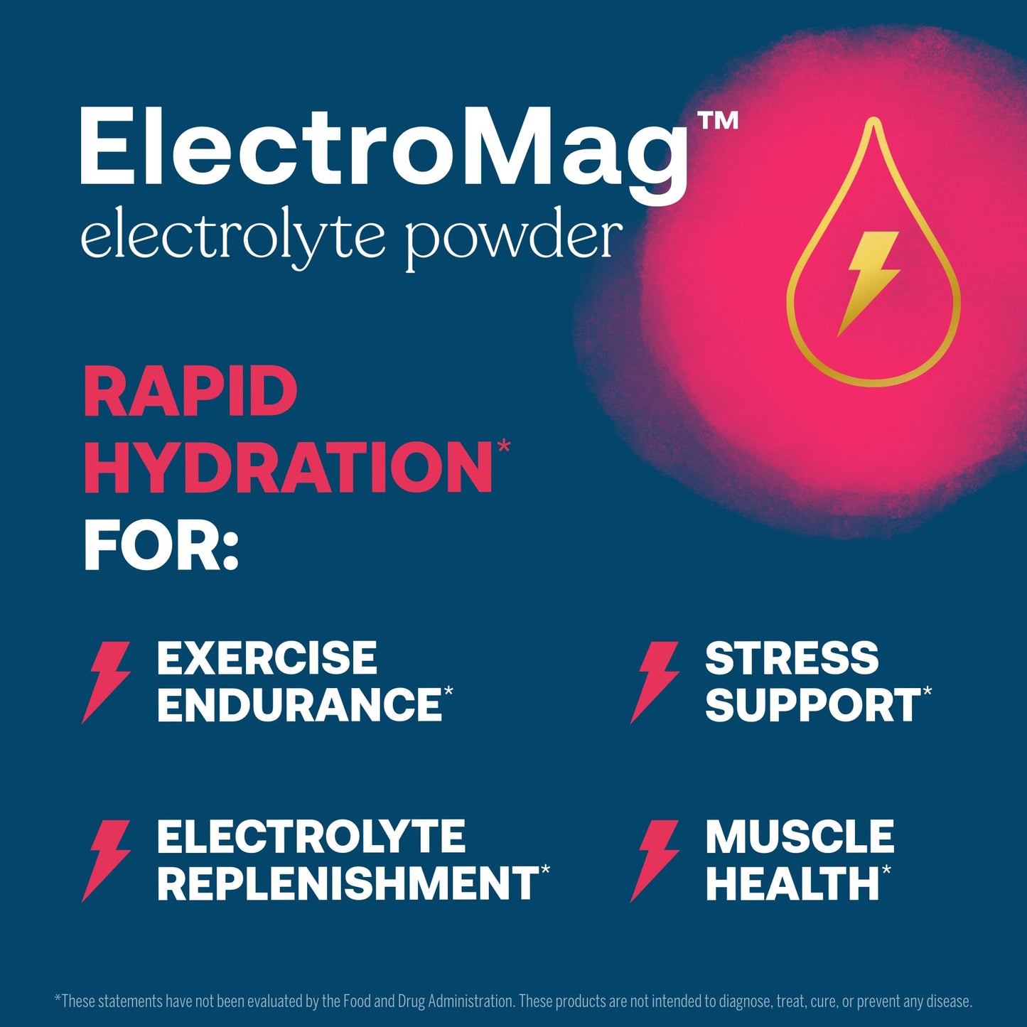 True Grace ElectroMag - 16 Stick Packs - Watermelon - Electrolyte Powder for Rapid Hydration - Sodium, Potassium, Magnesium & Cordyceps - Zero Sugar & Carbs - Non-GMO - 16 Total Servings