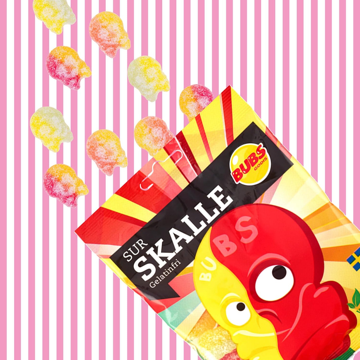 Swedish Candy Mix  Goody Bubs Candy Ovals  Skull Candy  Swedish Candy Bubs Godis  Ahlgrens Bilar Swedish Candy  Zoo Candy