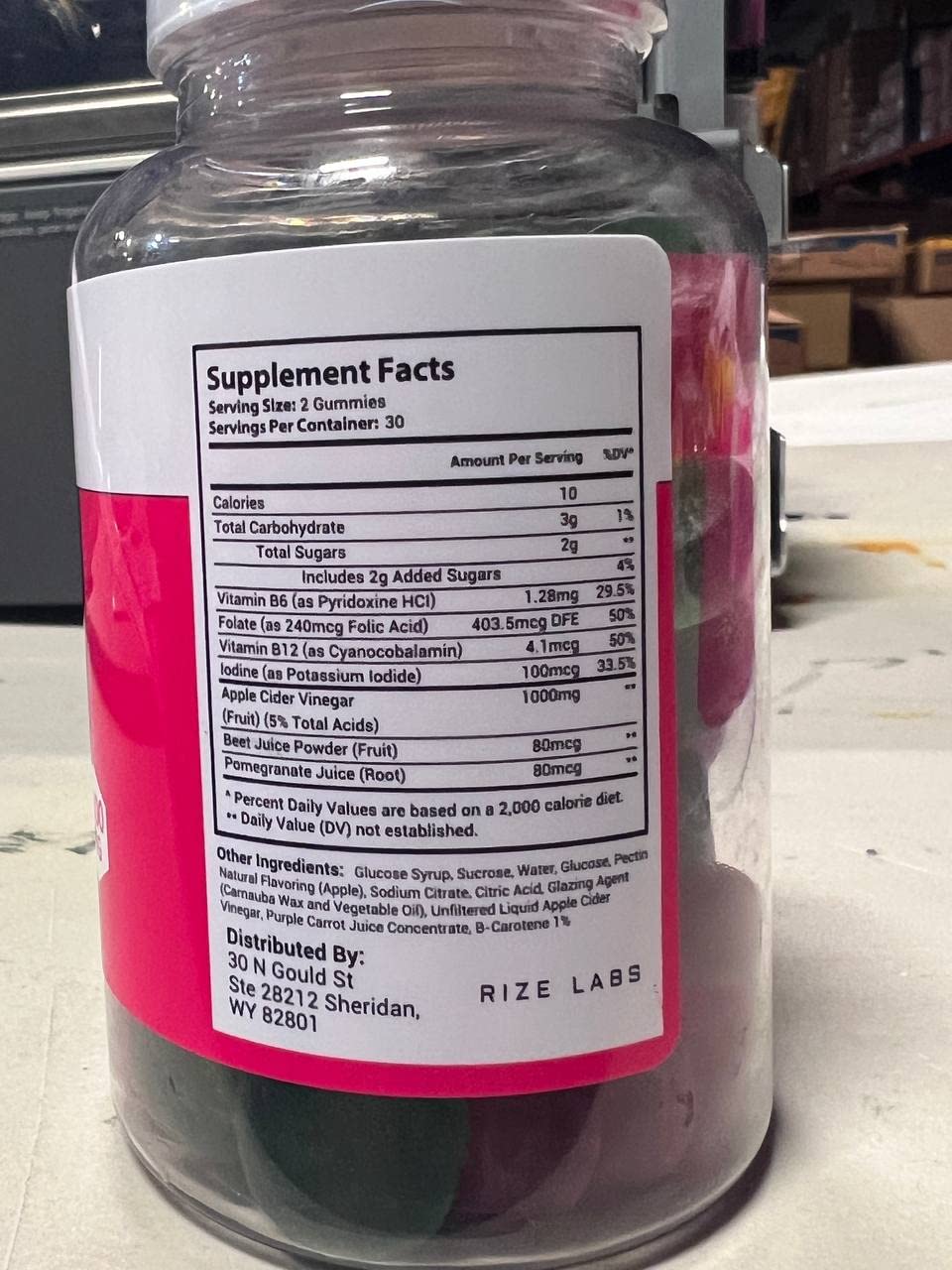 rize labs - Ketology Keto ACV Gummies - Advanced Apple Cider Vinegar Gummies (180 Gummies) (Pack of 3)