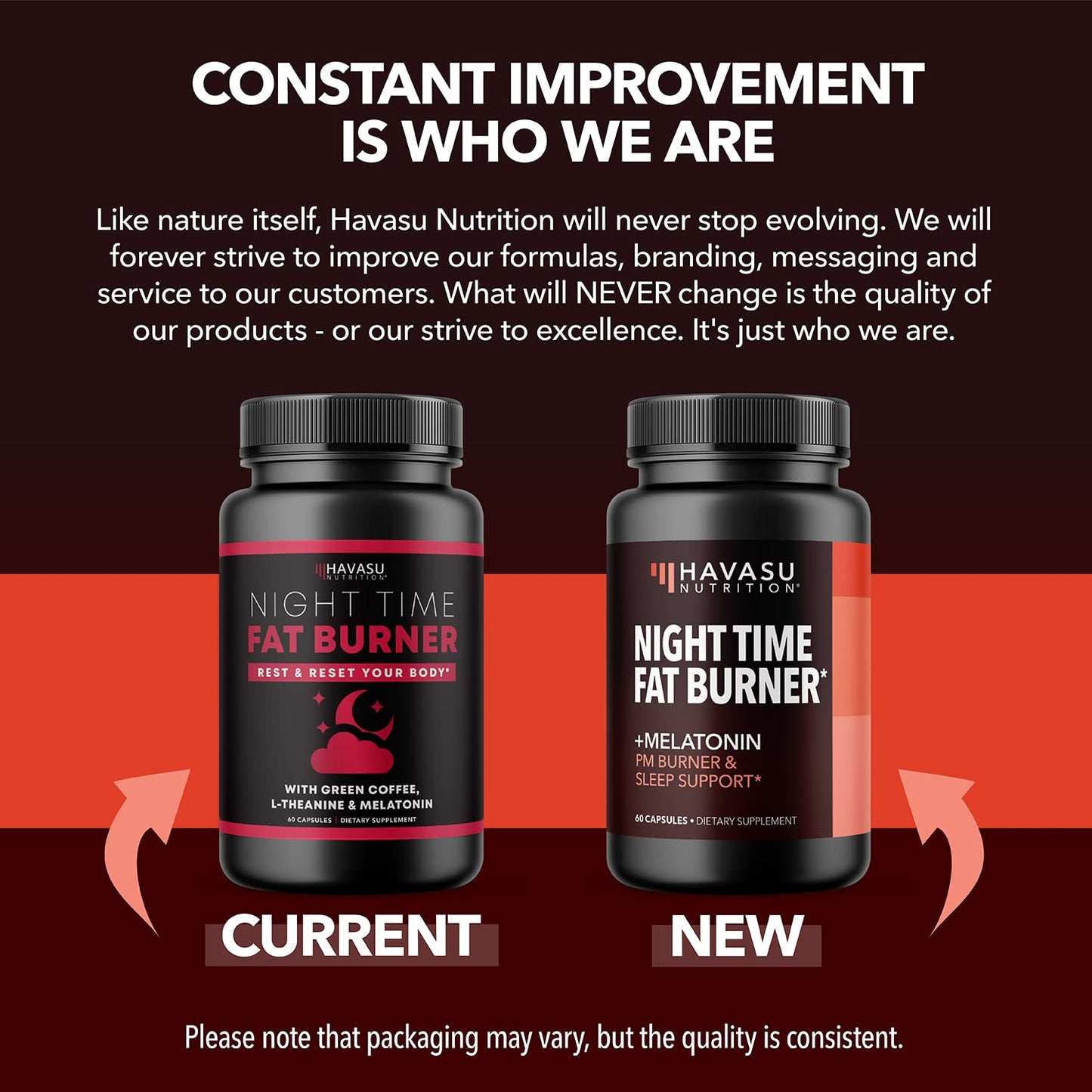 Night Time Fat Burner Capsules for Men and Women - Appetite Suppressant for Weight Loss with White Kidney Bean - 60 Count - Metabolism Booster with Melatonin for Sleep Support - 2-Month Supply