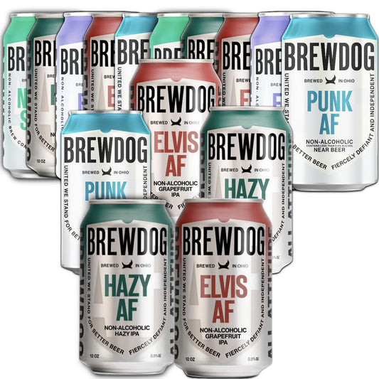 BrewDog 15 Ultimate Mixed Pack NonAlcoholic Pack  Includes Easy Street Elvis Hazy  Punk  12oz Cans