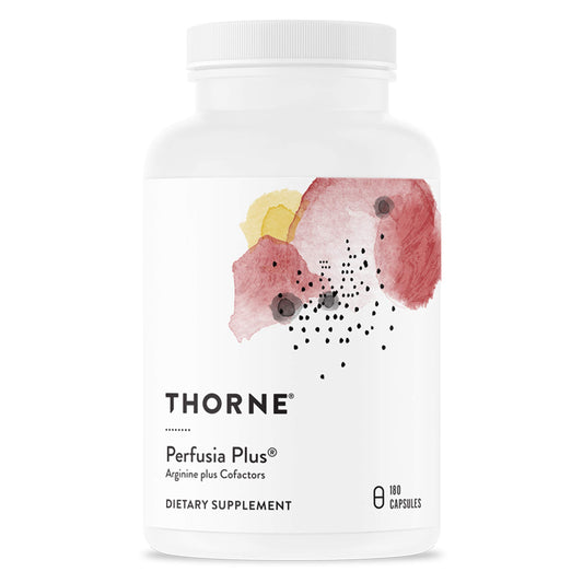 THORNE L-Arginine Plus (Formerly Perfusia Plus) - Sustained-Release Cofactors to Support Heart Function, Nitric Oxide Production & Optimal Blood Flow* - 180 Capsules