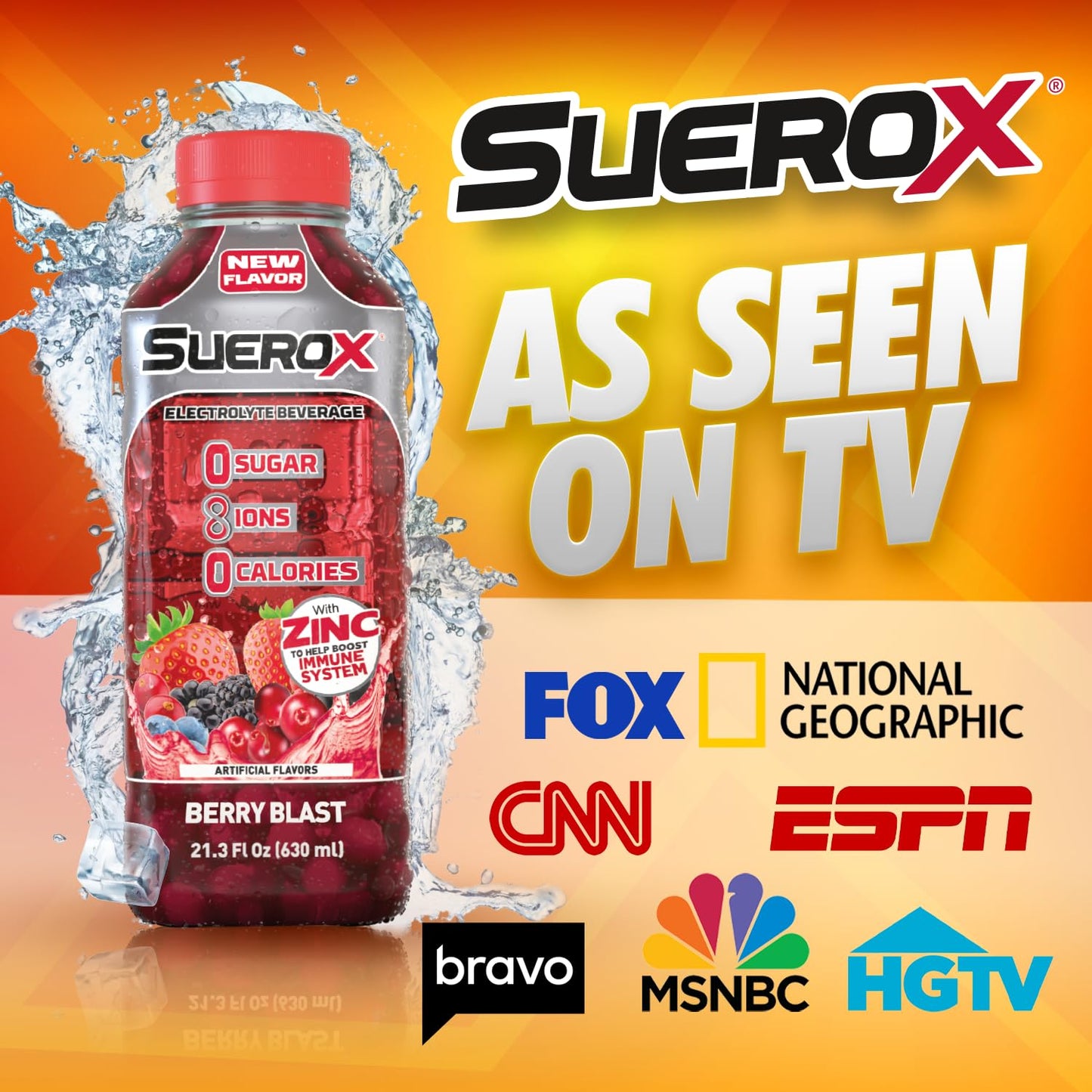 SueroX Kit Electrolyte Drinks Berry Blast, Coconut Refresh, Lemon Lift - 21.3 Fl Oz each,Bufferin Aspirin 130ct, Shot B Energy Multivitamin 60ct,