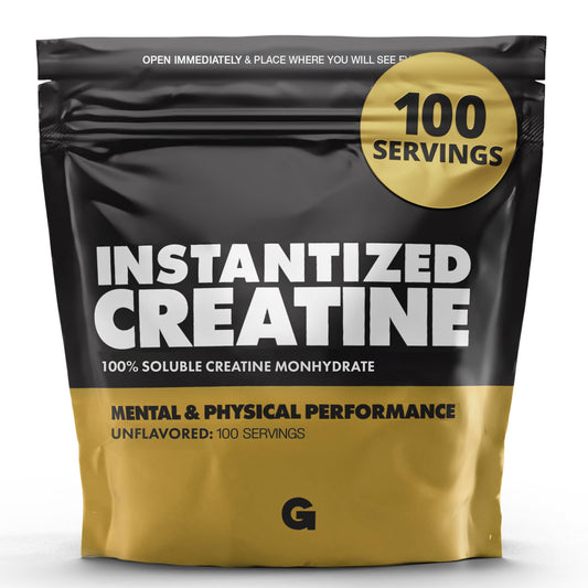 Gains in Bulk Instantized Creatine Monohydrate for Women and Men, Soluble Pre Workout Powder, Supports Muscle Building, Strength and Performance, Bodybuilding Supplements, Unflavored, 100 Servings
