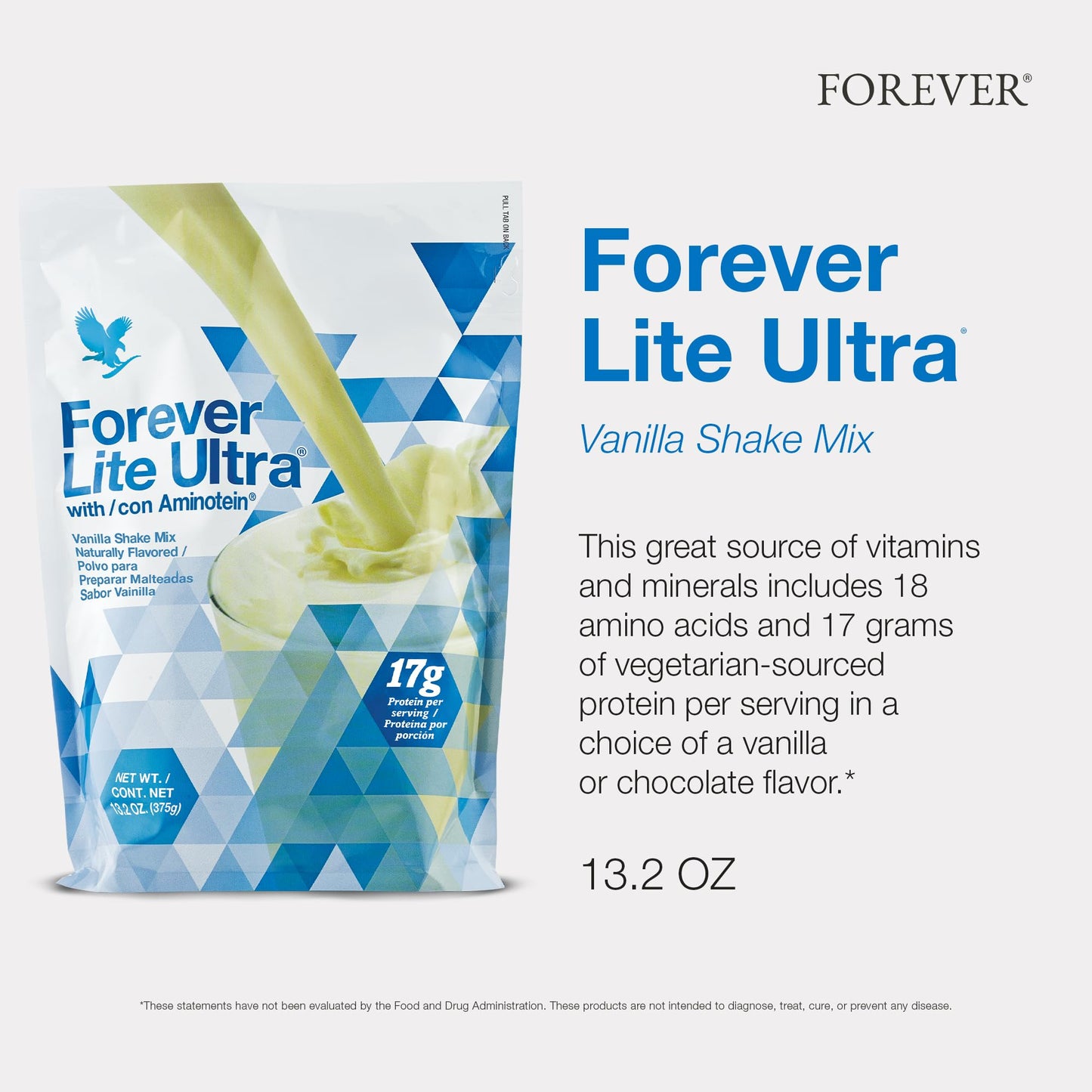 Forever Living Ultra Vanilla Protein Shake - 13.2 oz