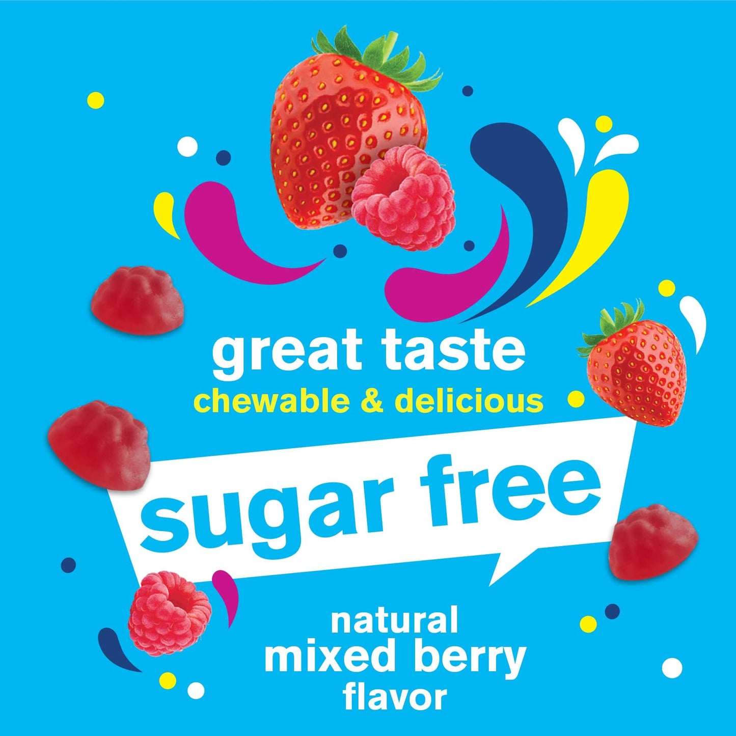WellYeah Sugar Free Fiber Gummies for Adults (4g)| Digestive Supprt |Prebiotic Fiber Supplement | 60 Count