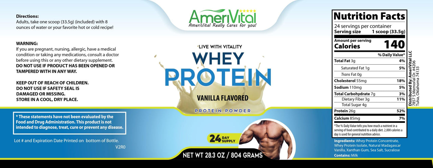 AmeriVital LLC Chocolate Whey Protein 3000 cc