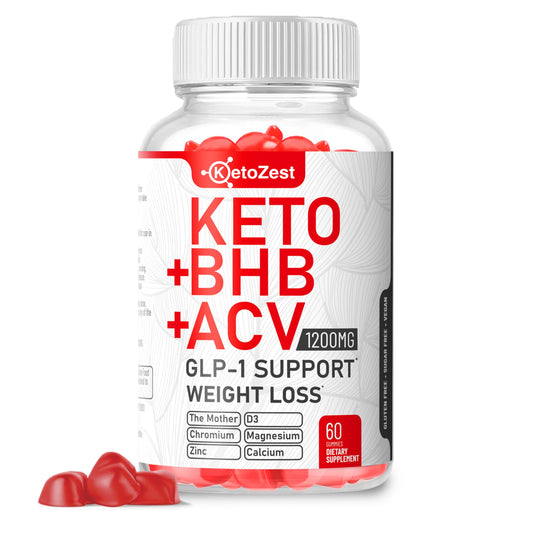 Organic Keto ACV BHB GLP-1 Gummies - Apple Cider Vinegar with The Mother Supplement - Vitamin D3 Zinc Beetroot Pomegranate Chromium Beta Hydroxybutyrate - Vegan Sugar Gluten Free for Men Women