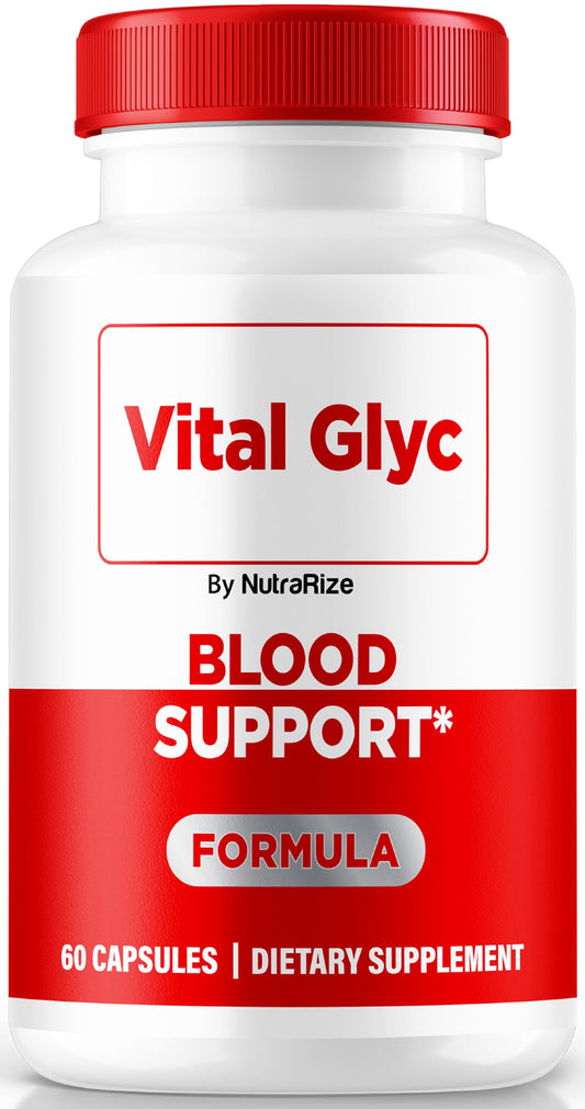 Vital Glyc Capsules - Official Blood Support Formula, Vital Glyc Blood Vessel Cleaner, Vital Glyc Glyco Optimizer Pills, Supports Overall Health & Wellness, Vital Glyc Powder (60 Capsules)