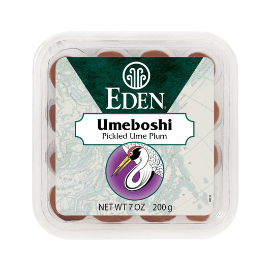 Eden Umeboshi Plum Japanese Pickled Plum Wakayama Grown Whole Traditionally Made in Japan No MSG No Chemical Additives 705 oz