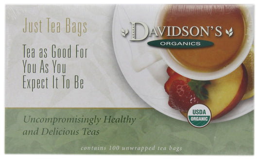 Davidsons Organics Lemon Ginger 100count Unwrapped Tea Bags