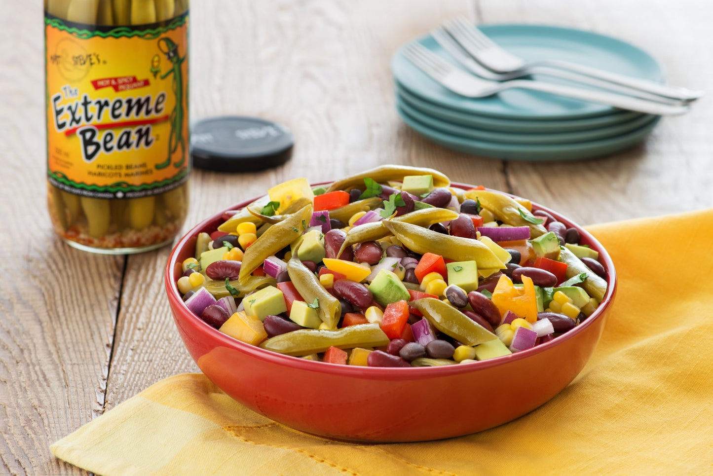 The Extreme Bean  Hot  Spicy Pickled Green Beans 33 oz 3 pack