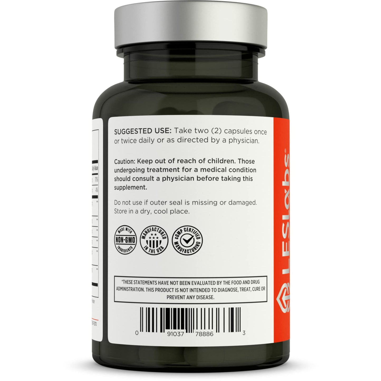LES Labs Liver Support - Promotes Healthy Liver Function, Glutathione Production & Detoxification - Milk Thistle, NAC, ALA & Dandelion Extracts - Non-GMO Supplement - 90 Capsules