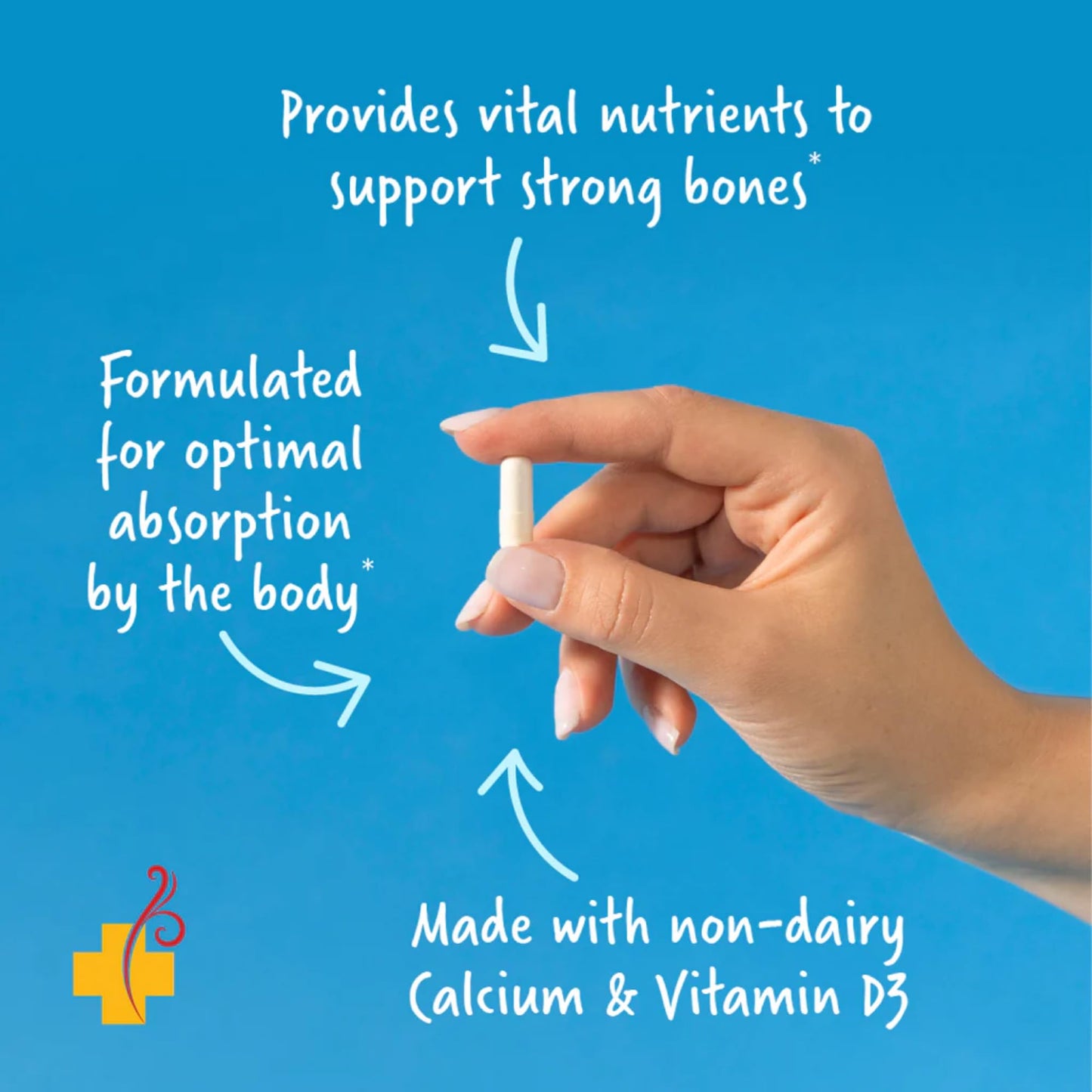 Redd Remedies, Calcium Mag + D, Vitamin D3 and Calcium for Strong Bone Support, 120 Vegetarian Capsules