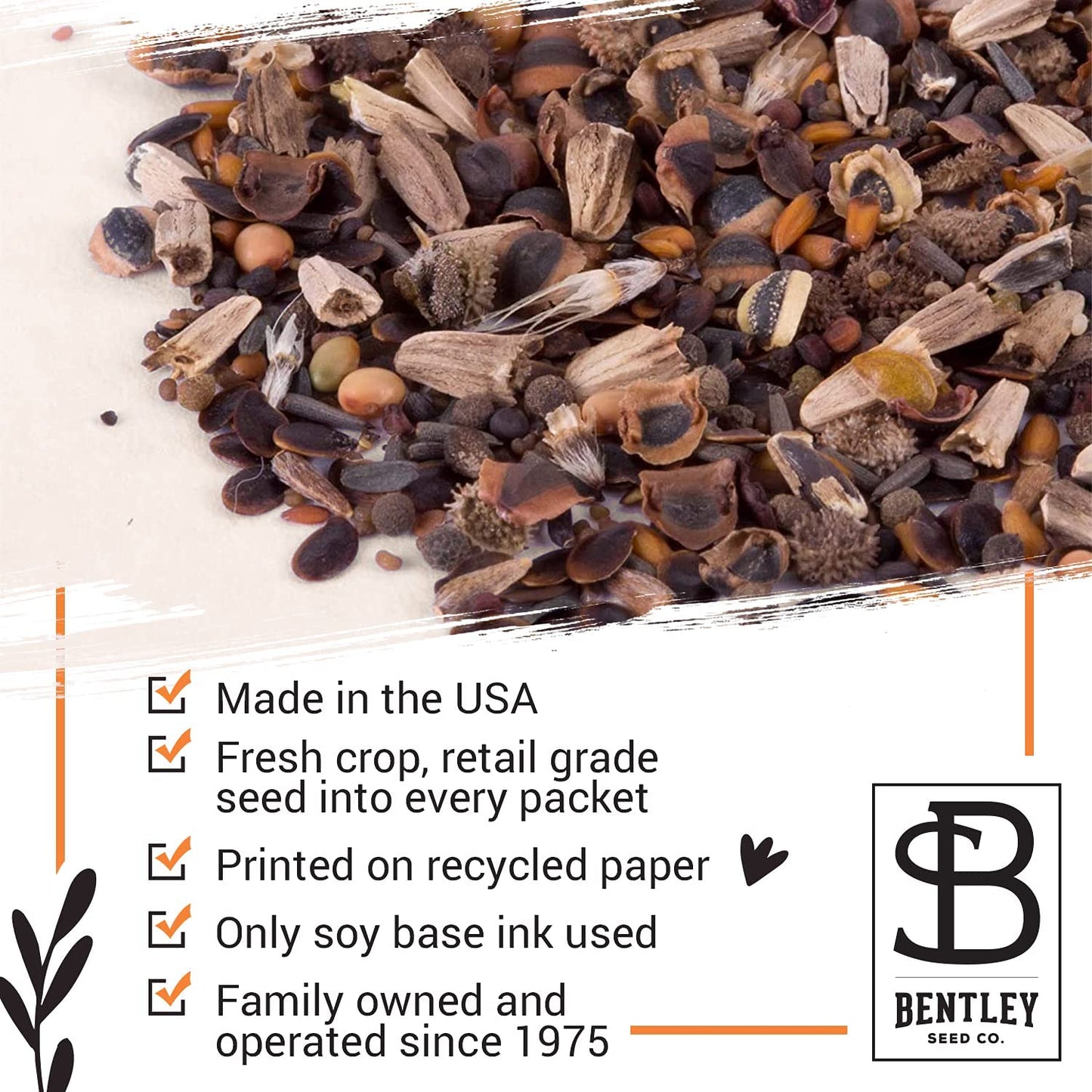 BENTLEY SEED CO Oh Baby Flower Seeds Packets  GirlBoy Baby Shower Favors  PreFilled 25 Wildflower Seed Packs for Favor  EcoFriendly Gift  Babys Guest Giveaways  NonGMO Seeds  Brown Envelop