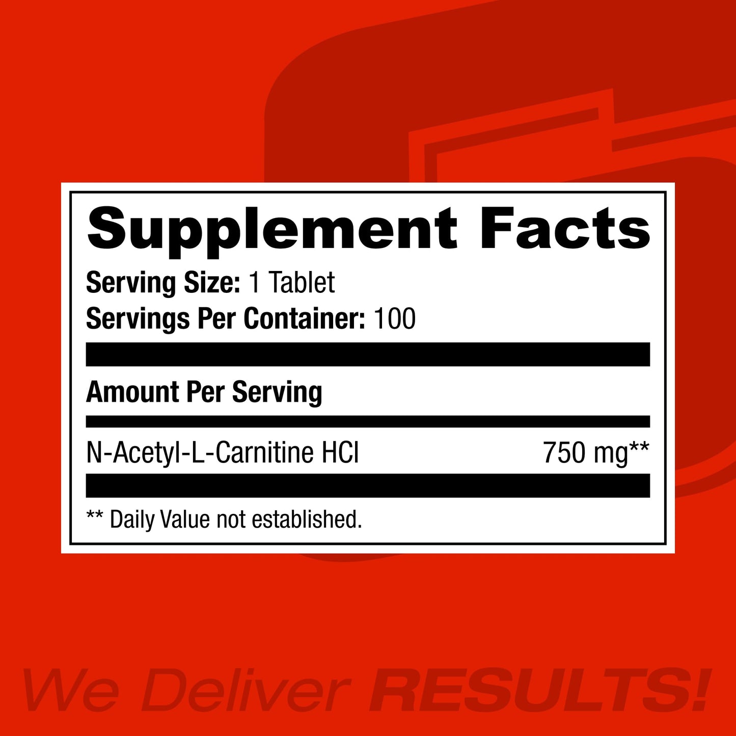 SAN Nutrition Alcar 750 - Pure Acetyl L-Carnitine for Energy, Focus, and Fat Metabolism 100 Servings