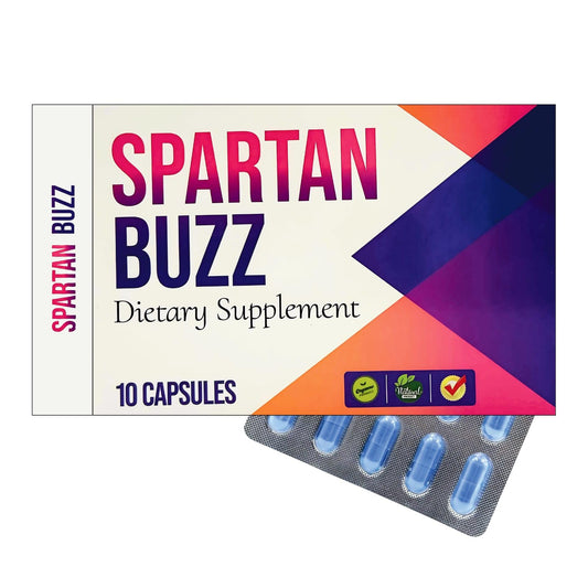 KEEREE Spartan Buzz Sports Nutrition for Improved Performance Stamina Energy and Endurance Support 10 Capsules