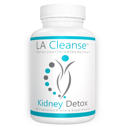 LA Cleanse Kidney Support Supplement - 60 Capsules - 200 mg Cranberry Extract with Astragalus Root, Uva Ursi Leaf Powder, & Chanca Piedra Powder for Kidney Detox Cleanse & Overall Urinary Wellness