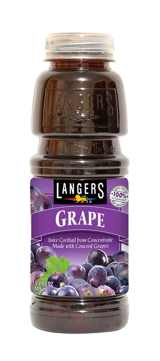 Langers Grape Juice Cocktail 152 Oz Pack Of 12