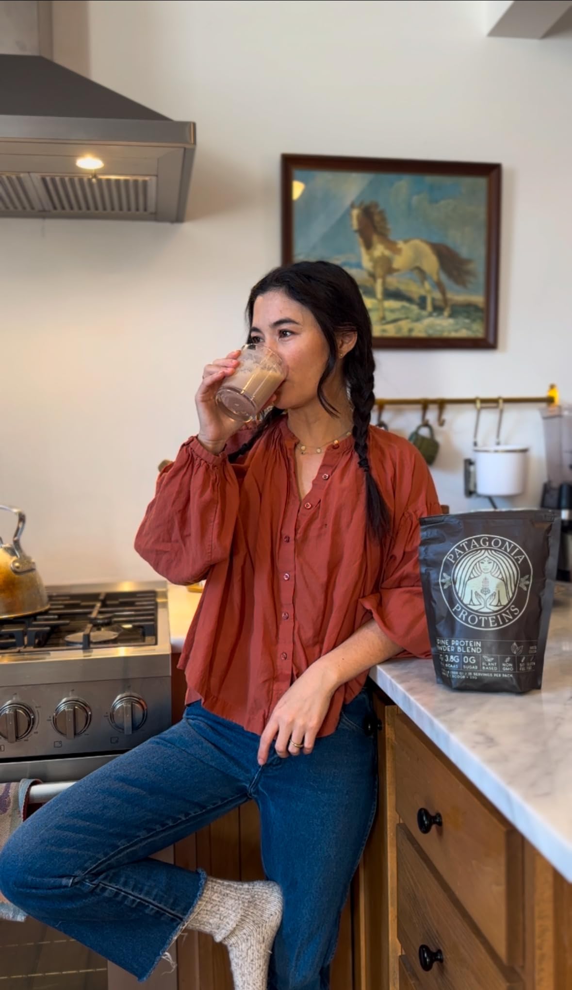 Vegan Protein Harvested in Patagonia, 25g, 110 Cal, 3.8g BCAAs, Plant-Based, Non-GMO, Sugar Free, Soy Free, Gluten Free (Andes Cocoa, 30 Servings)