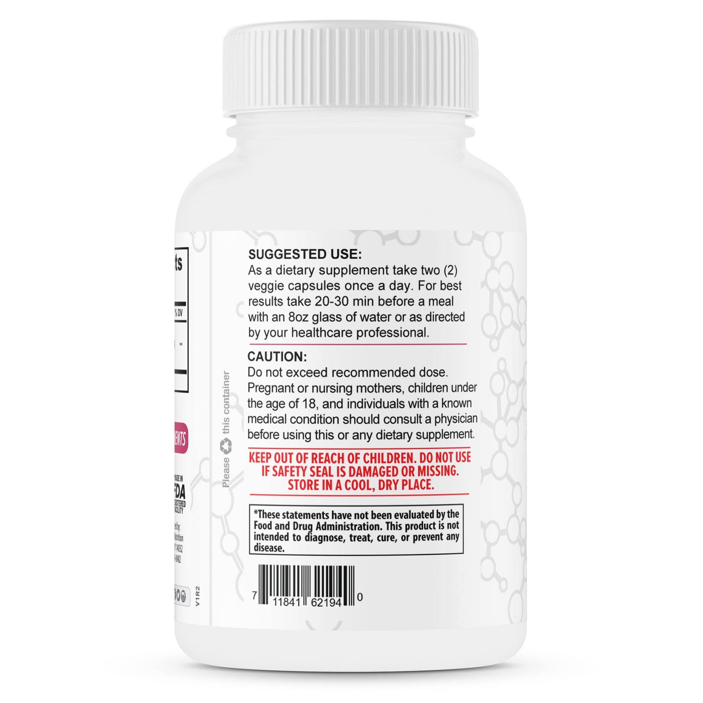 Caralluma Fimbriata - 100% Pure - Max Strength Weight Loss Supplement - 1200mg - Natural Appetite Suppressant for Women & Men - Metabolism Booster - Made in USA - 1 Month