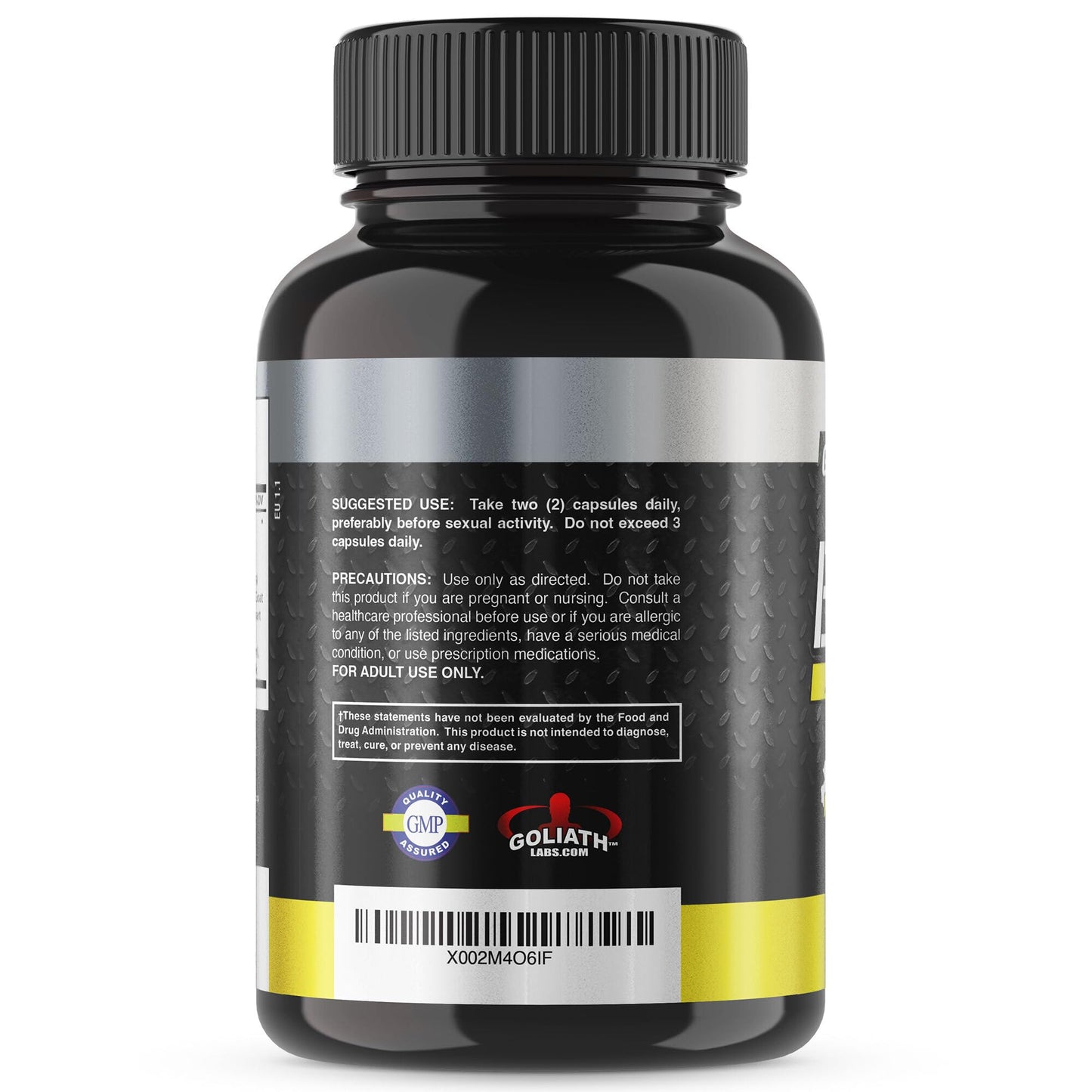 Goliath Labs Men's Energy Booster Capsules [120 Capsules/Bottle] Natural Stamina Booster Pills for Men More Volume - Multivitamin Enriched Performance Boosting Health Supplements