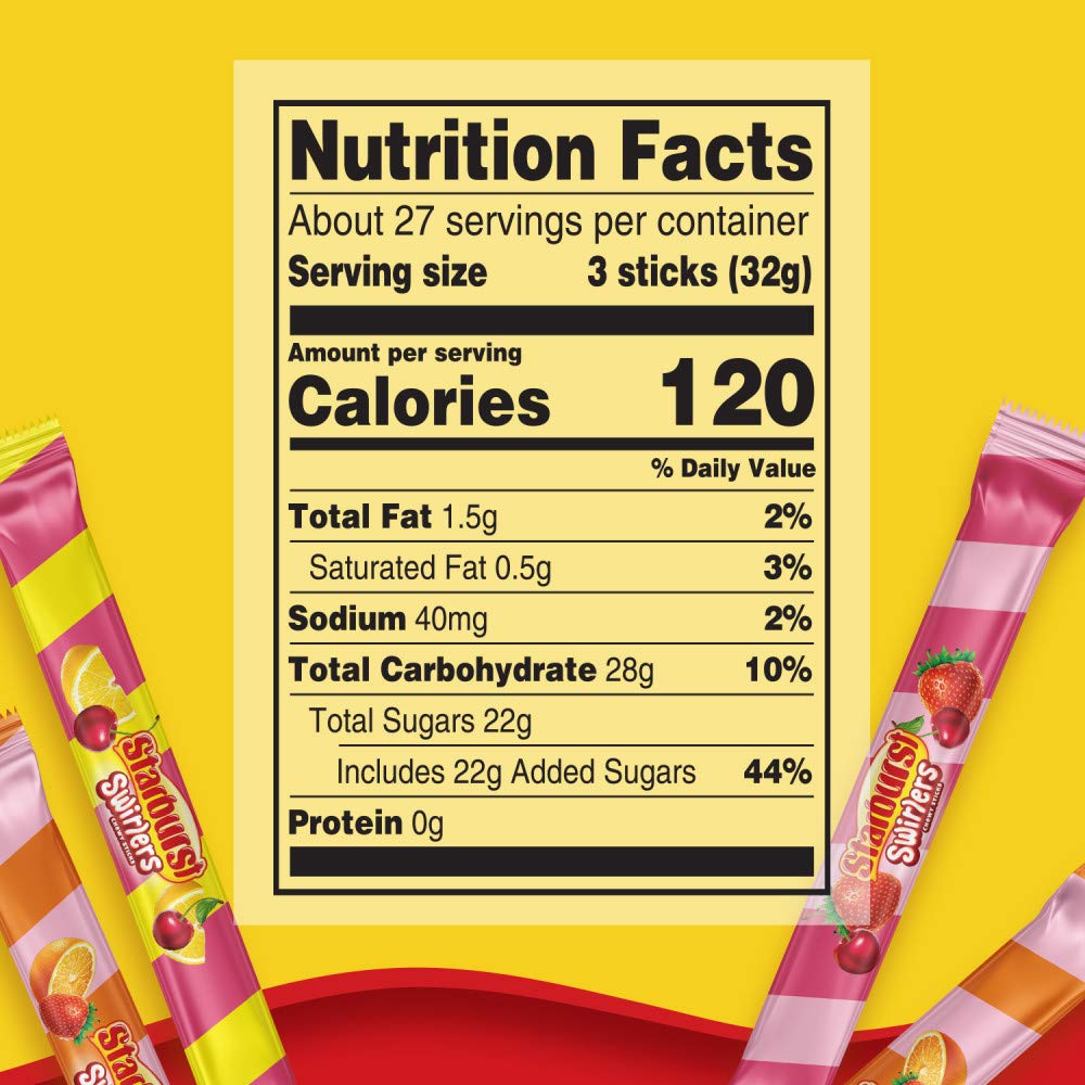 STARBURST Swirlers Sticks Chewy Candy Share Size 296 oz Bag Pack of 10