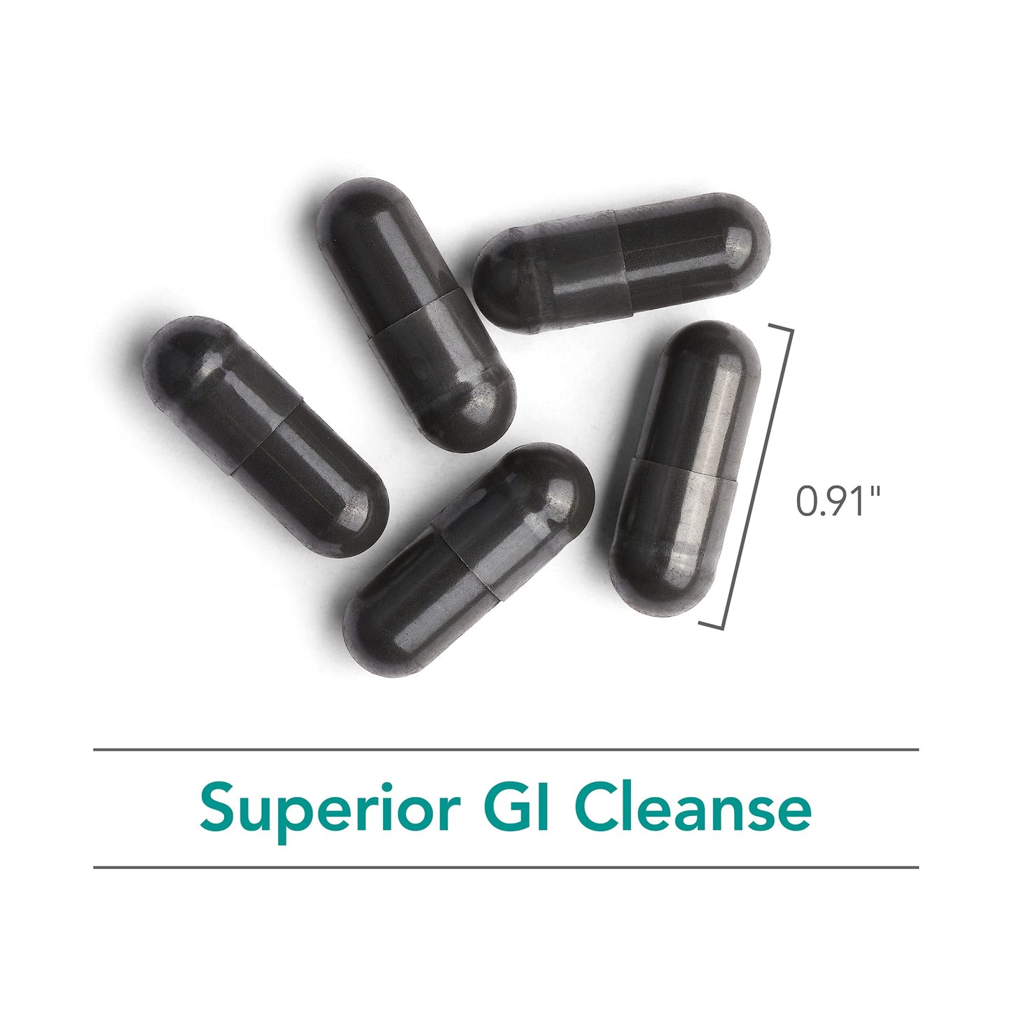 Nutricology Superior GI Cleanse Supplement - Gut Cleanse Detox, Constipation Relief for Men & Women, Colon Cleanse, Magnesium - 100 Count