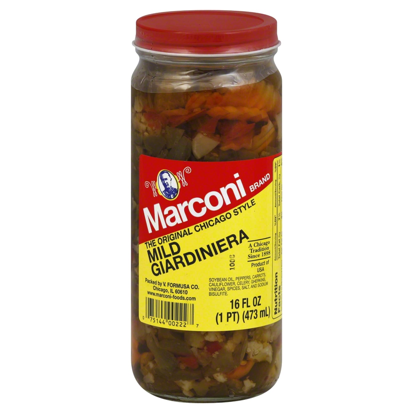 Marconi Mild Giardiniera 16 oz