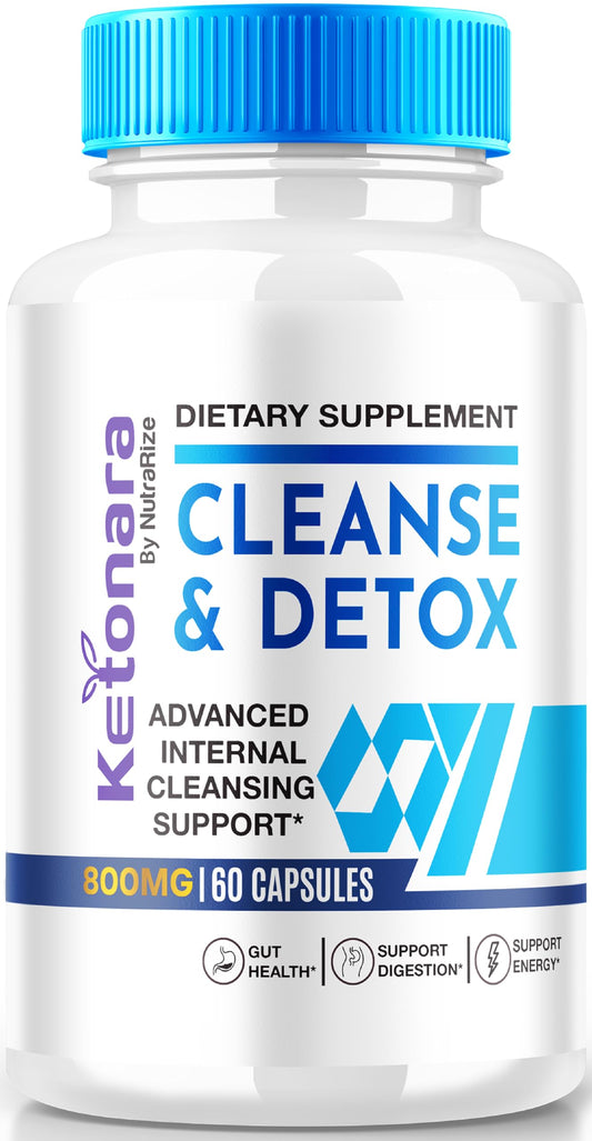 Ketonara Capsules, Ketonara for Advanced Weight Loss, Internal Cleansing Support, All-Natural Pills for Targeting Belly Fat, Ketonara Cleanse + Detox, Keto Nara Pastillas Reviews (60 Capsules)
