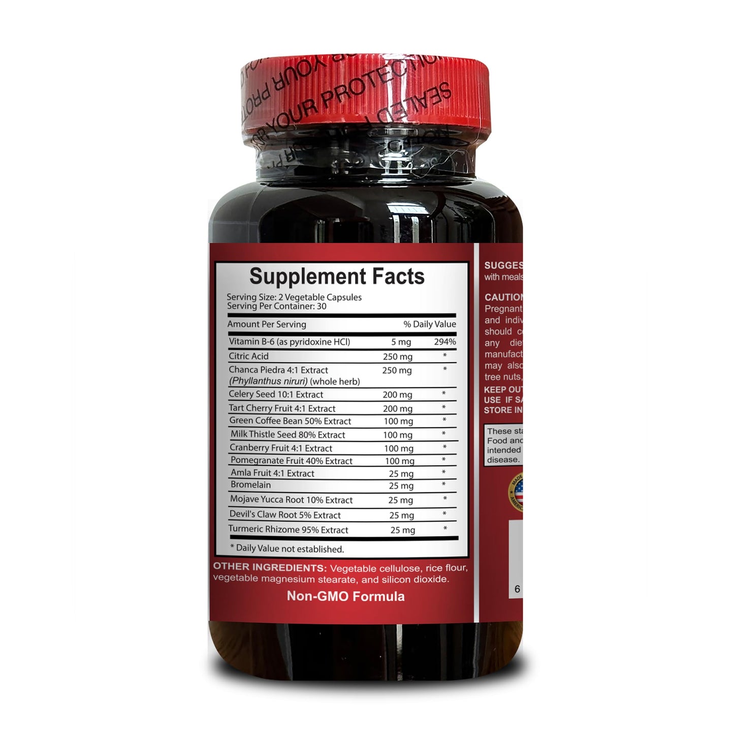 OLANTA TRADE SOLUTION URIC Acid Cleanse - Joint Support Supplement Includes Tart Cherry, Cranberry, Pomegranate, Turmeric, Herbal Blend, Muscle Recovery - 1 Bottle 60 Capsules