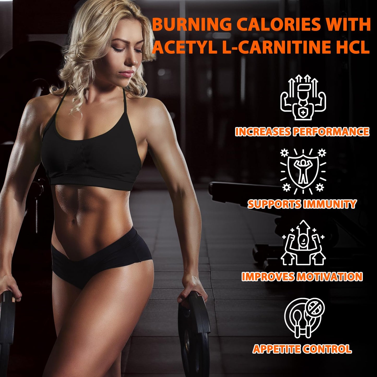 Fat Burner for Men Women - Appetite Suppressant for Weight Loss Supplement, Metabolism, Belly Fat Burning with Acetyl L-Carnitine, Green Tea Extract and More, 60 Count