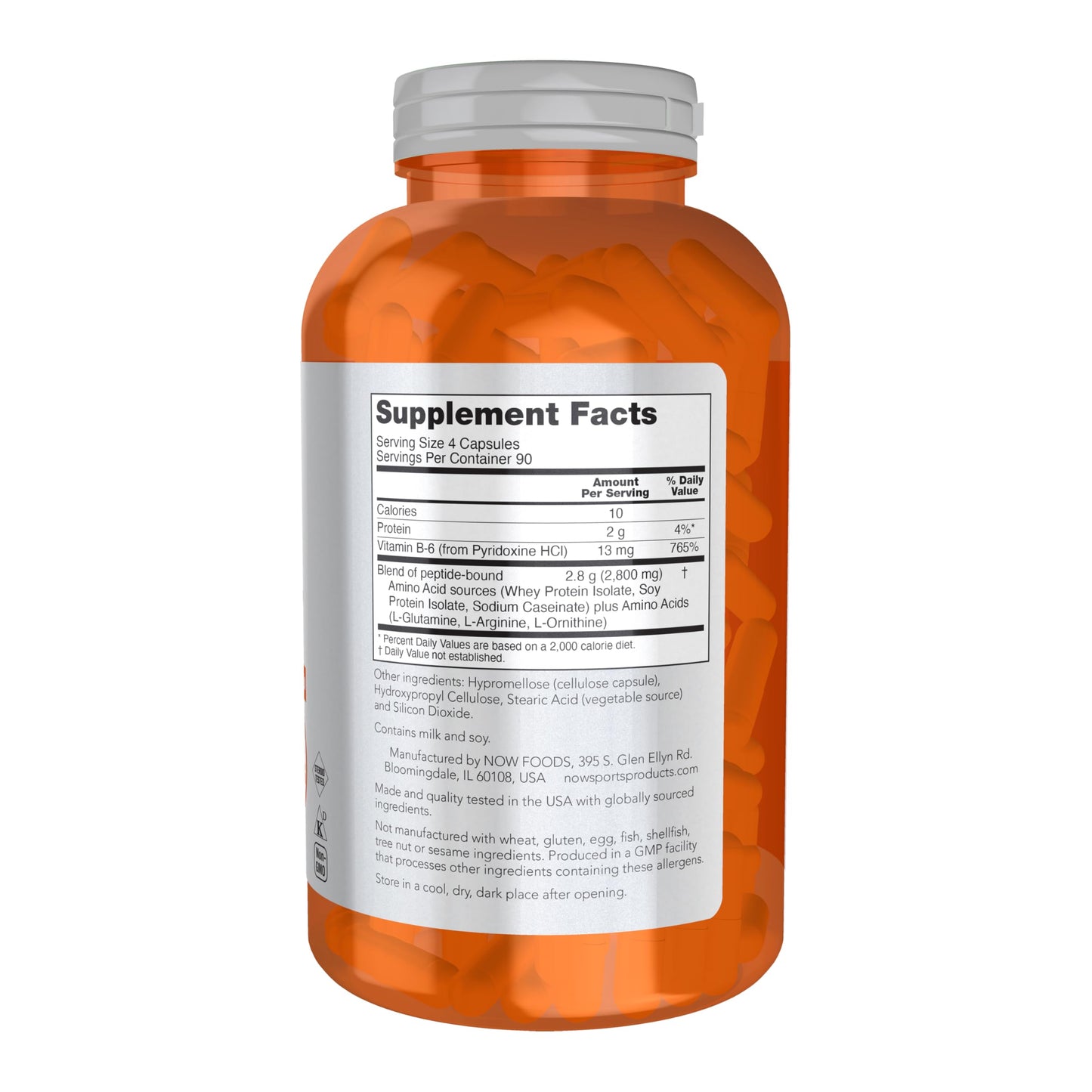 NOW Sports Nutrition, Amino CompleteTM with Vitamin B-6, 360 Count
