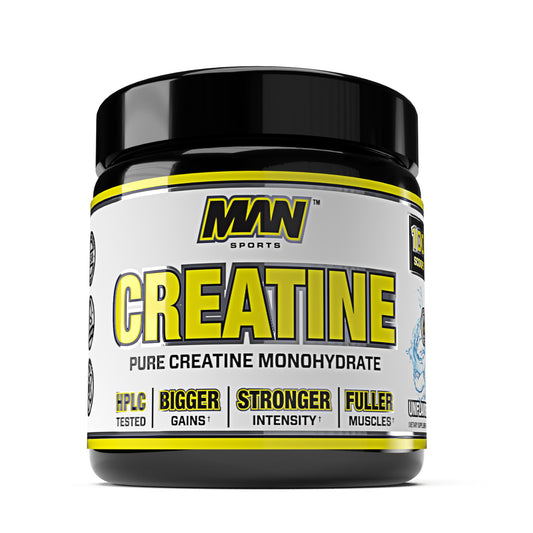 Man Sports 100% Pure Creatine Monohydrate Powder, Neutral, 500 Gram - 100 Servings