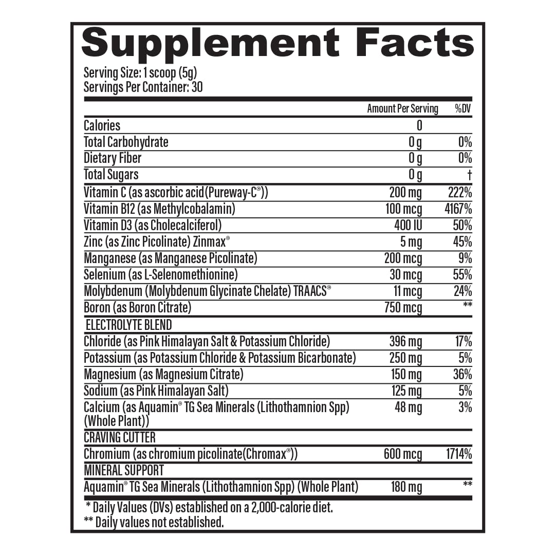 Dr. Ashley Wellness Electrolyte Plus Powder Drink Mix | Full Spectrum Electrolytes - Gluten Fee and Zero Sugar for Max Hydration | 30 Servings (30 Serving, Lemonade)