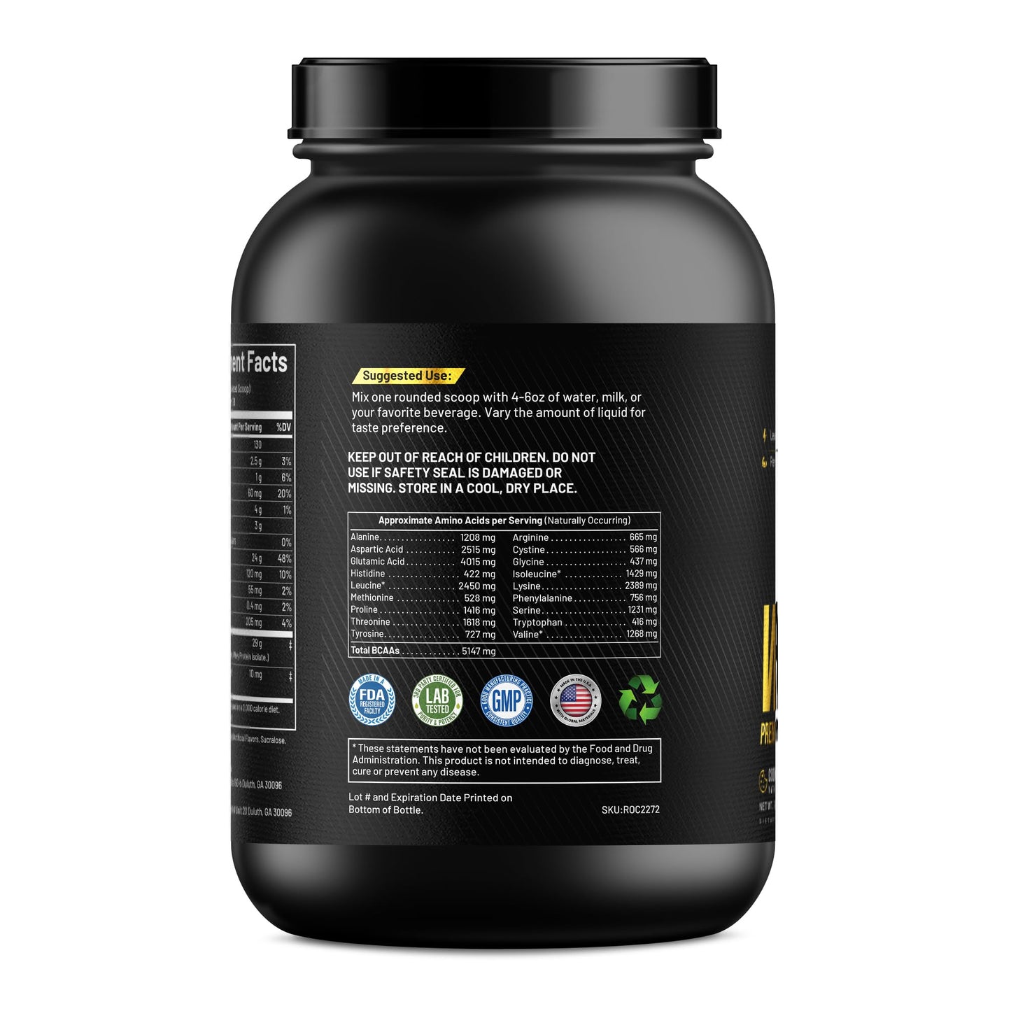 TRIUMPH VITAMIN Whey Premium Protein Blend, Cookies & Cream Milkshake Flavor, 28 Servings, 5 lbs