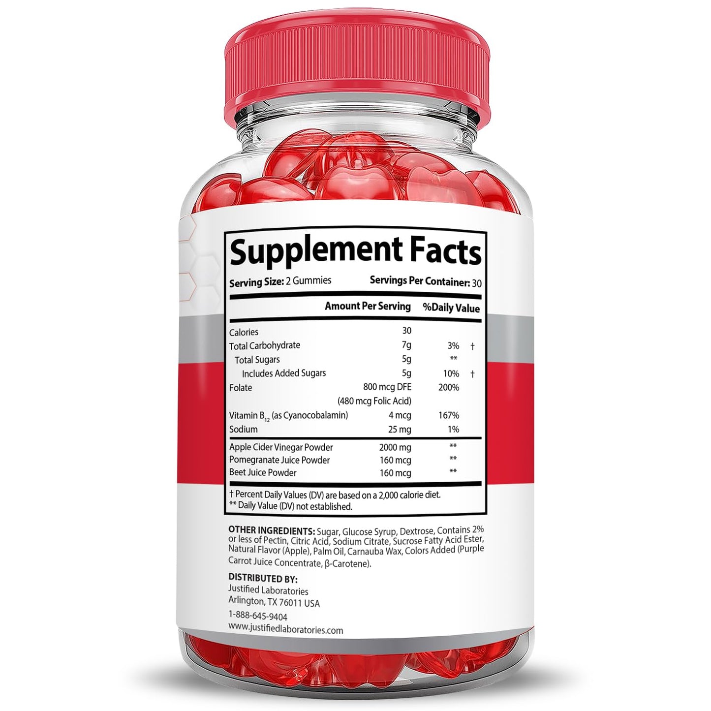 Keto Rush Keto ACV Gummies Extreme 2000MG Keto Rush Keto Gummies Apple Cider Vinegar Formulated with Pomegranate Beet Juice Powder B12 Vegan Non GMO 60 Gummys