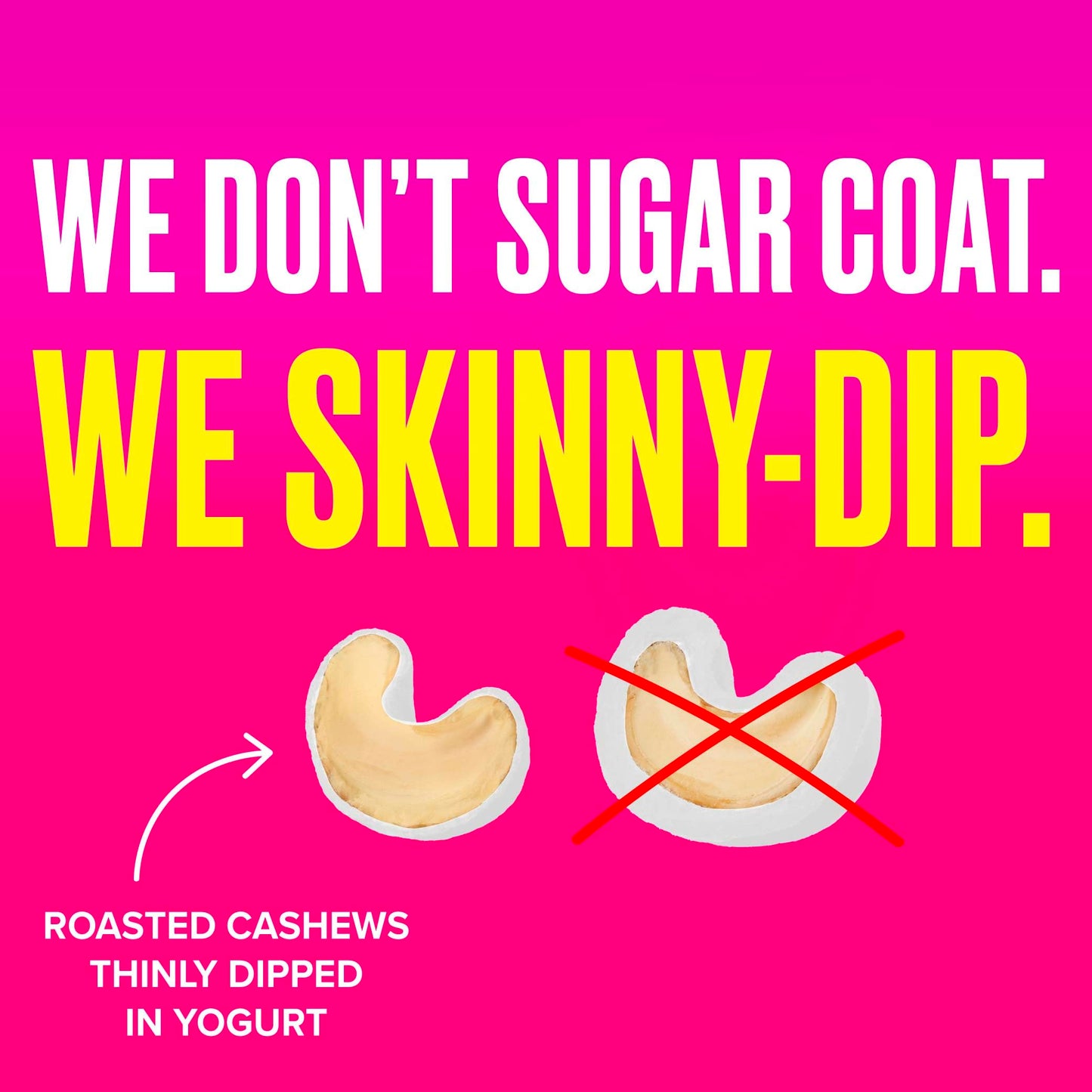 SkinnyDipped Unicorn Birthday Cake Cashews Healthy Snack Plant Protein Gluten Free Resealable Bags 35 Ounce Pack of 5