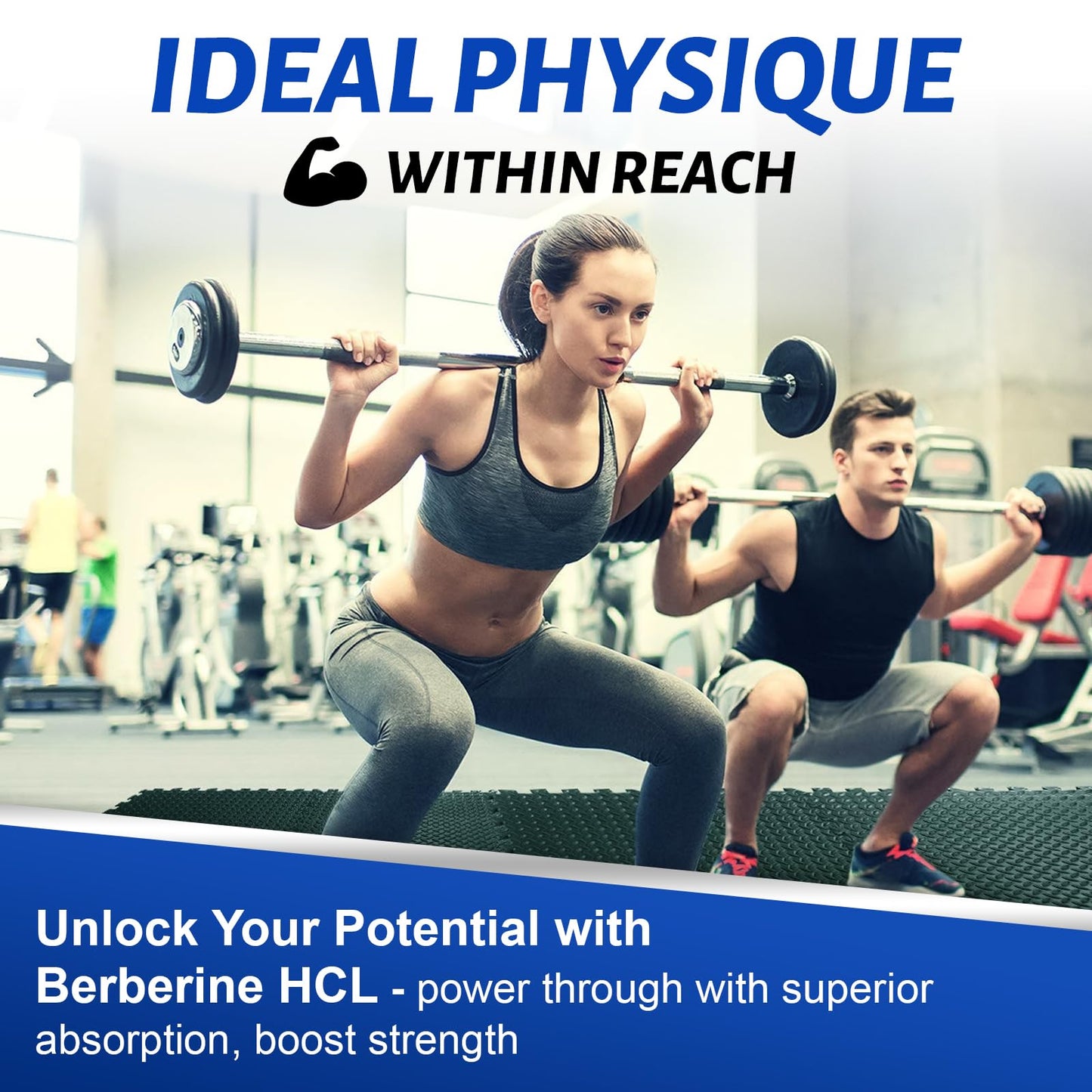 Berberine Supplement, High Strength Berberine 1500MG, 180 Caps - Plus Citrus Bergamot, Berberine HCI Root Supplements - Metabolic, Immune System, Healthy Weigh*t Management - Vegan, Organic, Non-GMO