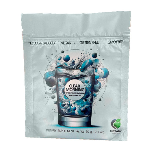 DIETARY SOLUTIONS Clear Morning - Revolutionary After-Drinking Recovery Mix | Magical Morning Wellness Formula & Hydration Support | Detox with Silicon Dioxide
