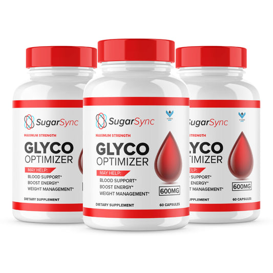 (3 Pack) Sugar Sync Capsules, SugarSync Glyco Optimizer Supplement Pills, Sugar Sync Joint Optimizer Maximum Strength, Sugar Sync Cleanse Detox Advanced Formula, SugarSync Glycol Reviews (180ct)