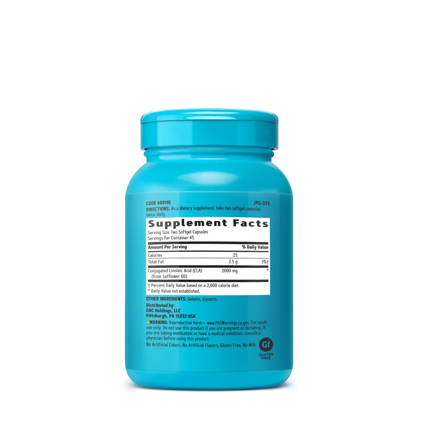 GNC Total Lean CLA | Improves Body Composition & Lean Muscle Tone, Fuels Fat Metabolism & Energy Without Stimulants | Gluten Free | 90 Softgels