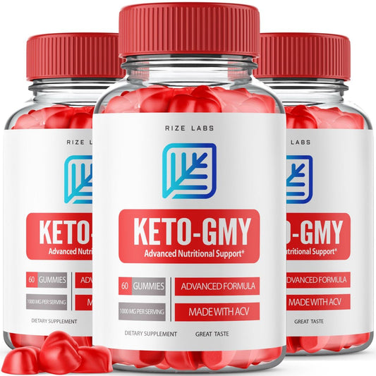 rize labs - Keto-GMY Gummies for Weight Loss, Advanced Nutritional Support Gummies, Helps to Reduce Belly Fat, Vegan (180 Gummies)