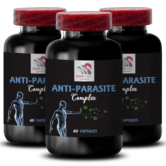 Inner Detox - ANTI-PARASITE COMPLEX - Clean Pathways, Fresh Start, Daily Wellness, Refresh Blend, Daily Defense, Botanical Shield, Balanced Support, Herbal Balance 3 Bottles 180 Capsules