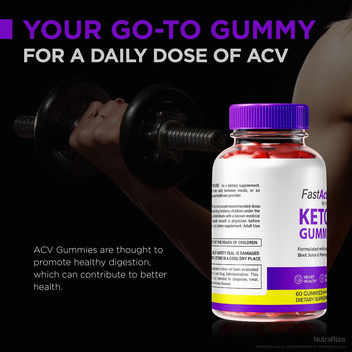 Fast Active Keto ACV Gummies, Official FastActive Keto Plus ACV Gummies, All- Natural Apple Cider Vinegar, Premium Keto+ACV Gummy, FastActive Keto Gomitas Review (60 Gummies)