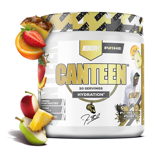 REDCON1 Post Workout Recovery Powder - Coach Prime Canteen - Hydration Powder with Electrolytes, Vitamins & Coconut Water - Prime Time Punch (30 Servings)